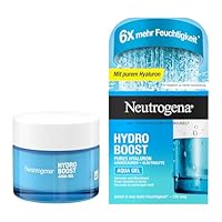 Neutrogena Hydro Boost Aqua Gel feuchtigkeitsspendendes Gesichtspflege Gel mit Hyaluronsäure & Aminosäuren für normale & Mischhaut,50ml