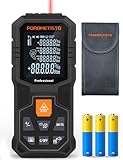 12 IN 1 Metro laser POROMETISTO, Distanziometro Laser Digitale 80 m/262 ft, misurazione dell'angolo, Telemetro Laser Portatile con 4 unità, Misurazione Angolo/Distanza/Area/Volume/Pitagorico
