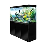 JAJALE 135 Gallon Glass Aquarium with Aluminum...