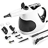 Handheld Steam Cleaner for Home 3s Instant Heat-Up, Lightweight, and Easy Refill Portable Steamer for Grout, Furniture, Kitchen, and More(White)
