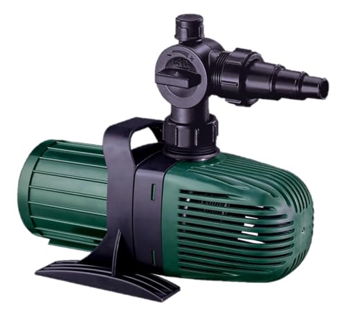 Fish Mate 2300 Submersible Pond Pump with Fountain Kit Energy Efficient Water Pump for Ponds, Waterfalls & Water Features, Anti Clog Design for Filtration Systems