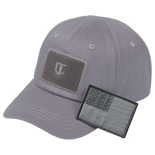 Image of Tactical Hat with Flag Patch Camo Military Army Hats Adjustable Trucker Baseball Cap Soft Top for Shooting