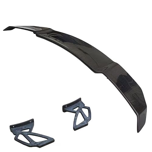 Aileron Arrière pour Audi TT(2 seast) MK2 2007-2014, Spoilers arrière de Voiture Aileron de Coffre Arrière de Course Aileron arrière de Style Sport Accessoire Voiture,A Carbon Fiber Style