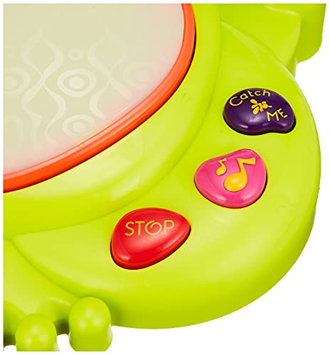 Batería para niños con música y luces estimulantes, instrumento infantil B. toys desde 2 años 4