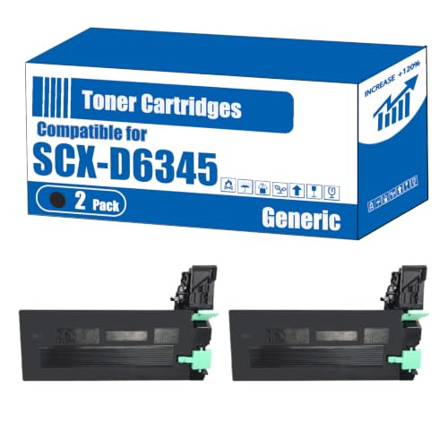 Image of Compatible for Samsung SCX-D6345A Toner Cartridges SCX-6345N MultiXpress 6345N Printers, High Yield 20000 Pages, Accurate Imaging Rich Colors (2-Pack Black)