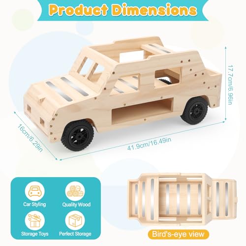 Image of for Toniebox 1 /2 Car Shelf Storage, Car Shelf Organizer for Tonies Figures Characters, Holder Tonieplay Game Controller Accessories, Display Collection 20~30 Characters