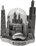 Chicago Pewter Snow Globe Paperweight