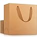 Kraft Paper Shopping Bags, Eusoar 25pcs 12.5" x4.5'' x11'' Brown Kraft Paper Gift Bags with Handles, Kraft Bags, Party Bags, Retail Handle Bags, Merchandise Bag, Wedding Party Bag