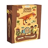 LoveDabble Board Game - Dino Discovery - Strategy Game for All Ages, Travel Game for All Ages