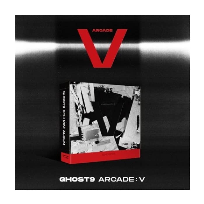 Ghost9 Arcade : V 6th Mini Album Twilight Version CD+1p Folding Poster On Pack+72p PhotoBook+16p Lyrics Book+1p Unit PhotoCard+1p Solo PhotoCard+1ea GLEEZ ID Card+Tracking Sealed
