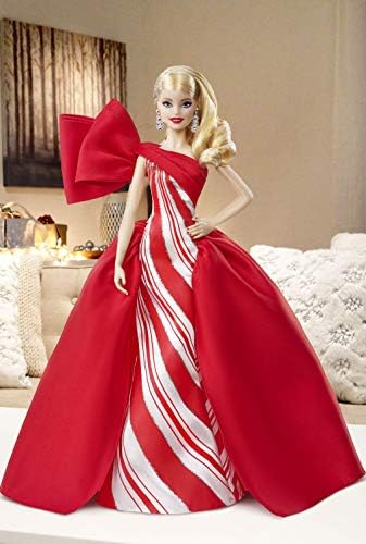 Barbie FXF01 2019 Holiday Barbie Doll, 11.5 Inch, Blonde