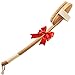 Back Scrubber for Shower - Bath Brush - Long Handled Curved Wooden Back Brush by Rengöra. for Men and Women - Best for Exfoliating, Dry Brushing and Back Scratching