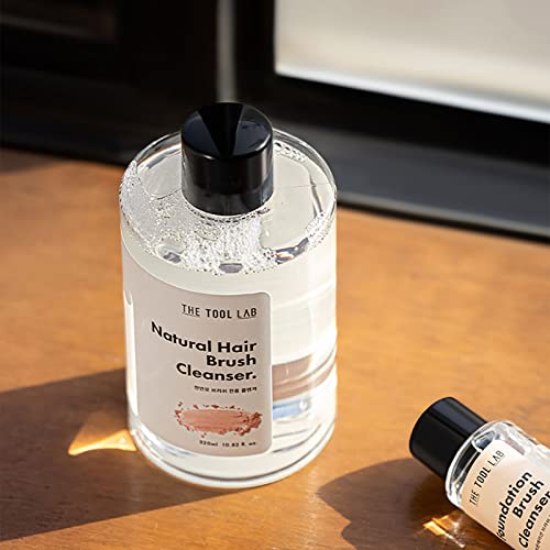 THE TOOL LAB 912 Makeup Brush Cleanser Cleansing Shampoo Color Removal Clean Easily/Swiftly To Remove From Deep Clean And Protect Brushes Professional For all material 1.69 fl. oz. - Thumbnail 4
