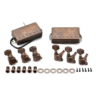 Guangcailun Kit de chevilles de réglage de guitare ensemble de têtes de Machine bouton de réglage accessoires d… - Les Beatles, Paul McCartney, John Lennon, RIngo Starr, George Harrison