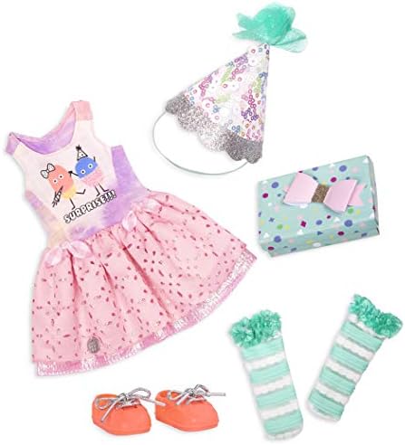 Glitter Girls – What A Surprise! – 14-inch Deluxe Birthday Party Doll Outfit – Toys, Clothes, & Accessories for Girls Ages 3 & Up