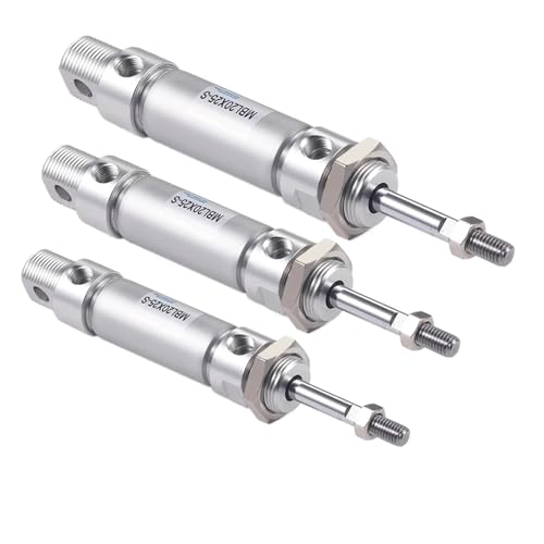 Mini cilindro neumático MBL20 de aluminio con diámetro de 20 mm para maquinaria 7