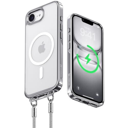 �y�ƊE���X�g���b�v�\���EMagsafe�Ή��zCASEKOO iPhone 17e/16e �p �P�[�X �N���A �B���o�b�N�� �ő�25W�}���[�d�Ή� �� �ϏՌ� ���ϋv�� ���� ���ϖh�~ �X�}�z �X�g���b�v �n���h�X�g���b�v�t�� ���������h�~ ������ ��p