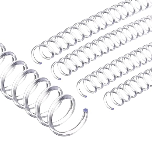 Bobinas de encuadernación en espiral de plástico 10mm paso 4:1 para 75 hojas