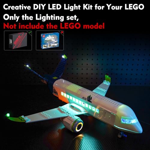 Light Kit for Lego Lego 60367 City Passenger Airplane