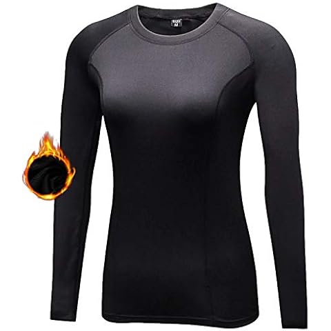 Sillictor Women's Thermal Base Layer Long Sleeve Top Cover