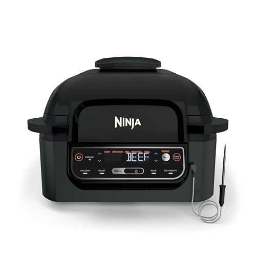 Ninja® Foodi® Smart 5-in-1 Indoor Grill & 4-qt Air Fryer, Black, LG451BK