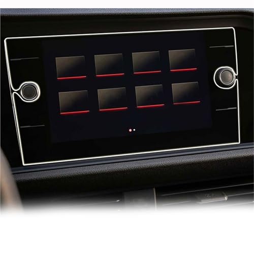 Évitez les rayures sur l'écran GPS Jetta MK7 avec ce film en verre trempé 8"