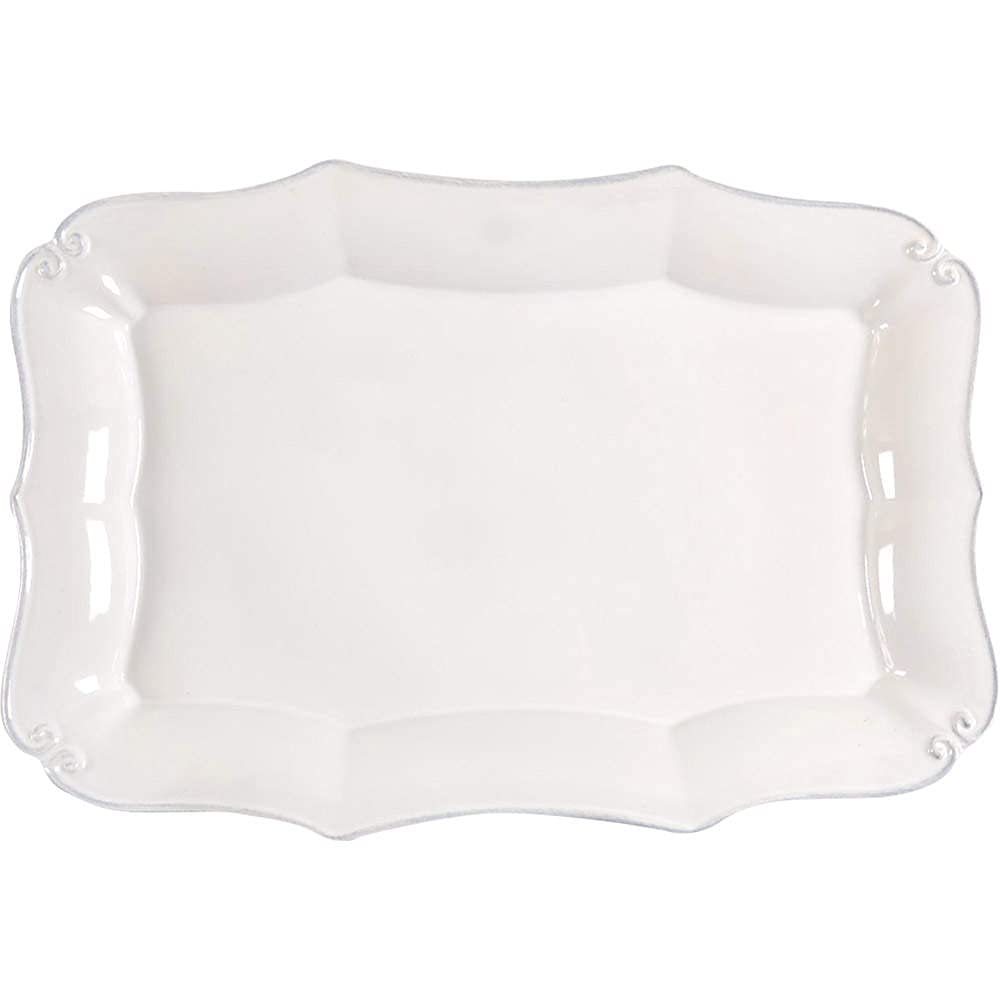 Casafina Vintage Port White Rectangular Platter