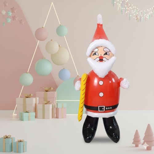 Image of Santa Claus Blow Up Christmas Inflatable Air Balloon Gift for Kids| Fun Festive Collectibles | PoPo Toys