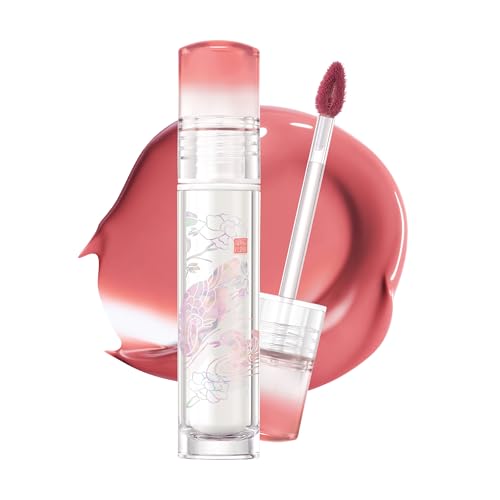 Image of CLIO Crystal Glam Tint Korean Royal Heritage Edition, Glossy Lip Tint with Glass-Like Shine, Lightweight Buildable Lip Stain, Long-Lasting, Safe for Sensitive Lips (031 GENTLE LOVEBIRD BEIGE)