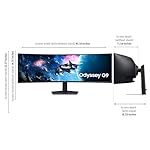 SAMSUNG 49” Odyssey G9 Series DQHD 1000R Curved Gaming Monitor, 1ms(GtG), VESA DisplayHDR 1000, 240Hz, AMD FreeSync Premium Pro, Height Adjustable Stand, Ultrawide Screen, LS49CG954ENXZA, 2024 - Image 3