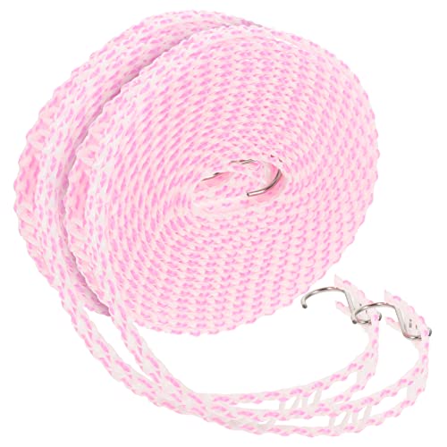 FONDOTIN 2pcs Portable Clothesline Windproof Travel Clothesline for Camping Vacation Outdoors Nonslip Material for Hanging Clothes and Bedding in Dorms Patio