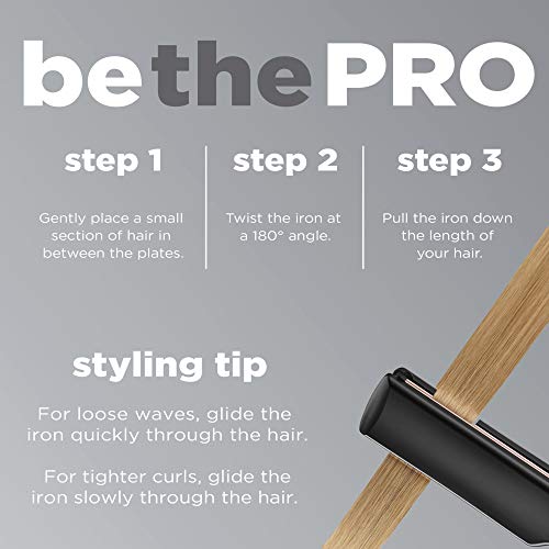 Infinitipro By Conair Rose Gold Ceramic Flat Iron, 1 3/4-Inch #TOP4