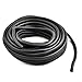 Split Wire Conduit Tubing 1/2 Inch 98ft Black Split Loom Sleeve for Cable Protection, Flexible Ribbed Wire Conduit for Automotive Home Marine Industrial Use