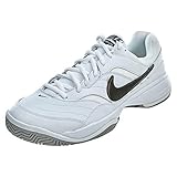 NIKE Men's Court Lite Tennis Shoe, White/Medium Grey/Black, 11 D(M) US