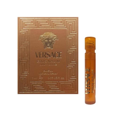 Eros Najim by Versace for Men - Parfum Spray Sample Vial , 0.03 Fl Oz
