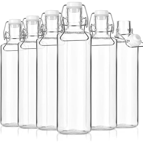 Danmu Art 6PCS 600ML Glass Bottles Cover