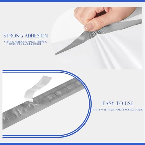 Image of Metronic Poly Mailers 24x36 250 Pack White Extra Large, XXL Bulk Shipping Bags for Small Business, Self Seal Waterproof Shipping Envelopes Mailers Poly Bags for E-commerce Retailers, Heavy Duty 2.5Mil