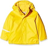 baby regenjacke gefüttert  CareTec Kinder Regenjacke mit Fleece Lining, Gelb (Yellow 324), Herstellergröße: 80