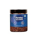 Farmley Premium Flax Seeds 11.46 oz, Whole Seeds, Raw Seeds, Plant Based High Protein and High in Fiber (11.46 oz)