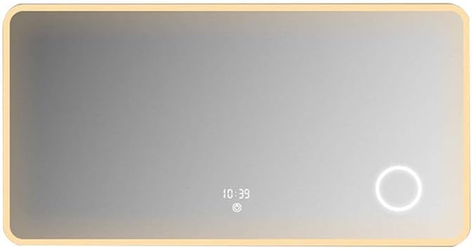 Makeup Mirror Led Anti-Fog Vanity Makeup Mirror Bathroom Smart Touch Screen Wall Mirror Size 130 * 80CM Size 90 * 70CM