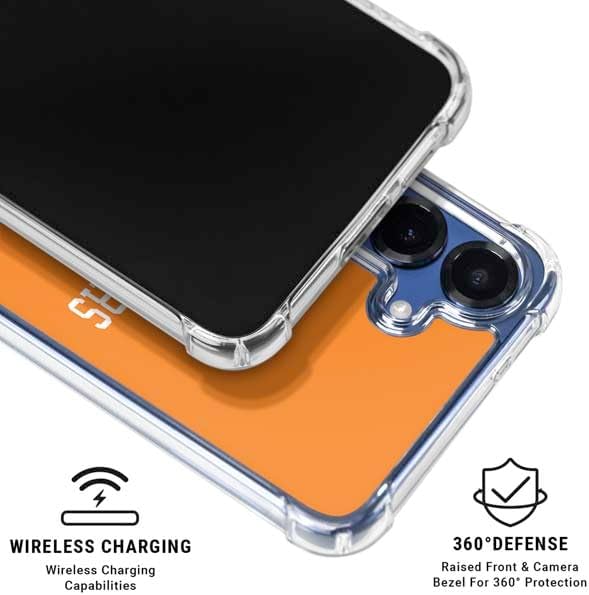 Skinit Clear Phone Case Compatible with Galaxy S25 - Officially Licensed University of Tennessee-Knoxville Volunteers Design