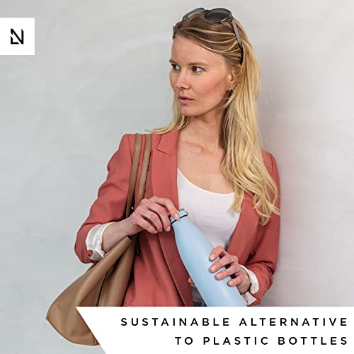 Lars Nysøm Stainless Steel Insulated Water Bottle 25Oz| 750Ml Bpa-Free Insulated Thermo Flask For Hot And Cold Beverages | Leakproof Drinking Bottle #TOP1