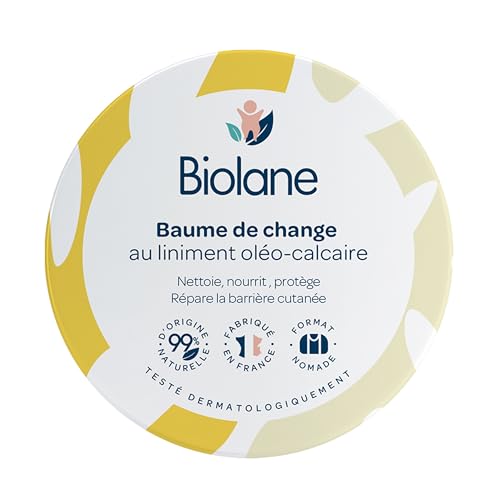 Liniment solide bébé Biolane le baume de change nomade pour les sorties en famille