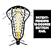 Epoch Lacrosse - Women's Lacrosse Head Purpose 15° Strung with Elite Runner Pocket - Composite Injected Polymer Lacrosse Stick Head, Zone 4, High Pocket Design - Black