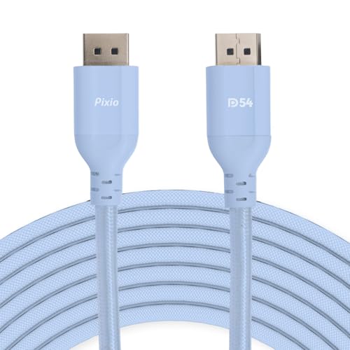 Pixio DisplayPort �P�[�u�� DP2.1 VESA�F�؍� 54Gpbs 16K@60Hz 8K@120Hz 2m �u���[ �Q�[�~���O