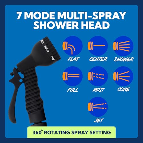 SUN NINJA Ducha Portátil, Ducha para Camping con Cabezal de 7 Modos miniatura 3