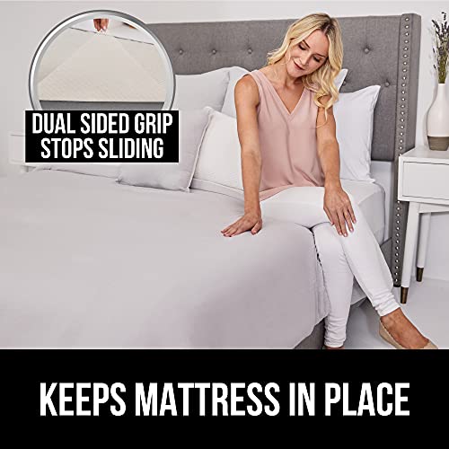 Gorilla Grip Original Slip Resistant Mattress Gripper Pad, Twin Size, Helps Stop Bed and Topper from Sliding, Stopper Works on Sofa, Futon, and Couch, Easy to Trim, Strong, Durable Grips Help Slipping - Thumbnail 3