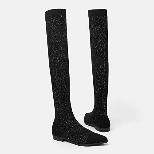 VIVAIA Michaelia Women's Fashion Pointy Over Knee Boots Above the Knee High 55cm/21.65