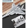 F15 Fighter Military Army Airplane Building Bricks Set- Compatible with Lego Planes and Jets, Gifts of Construction Toys for Military Enthusiasts and Boys (270 Pcs)