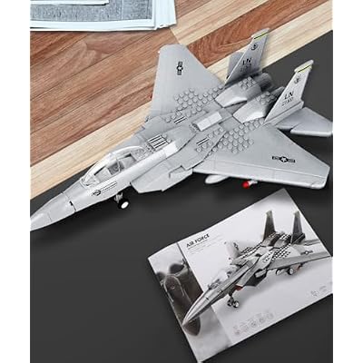 F15 Fighter Military Army Airplane Building Bricks Set- Compatible with Lego Planes and Jets, Gifts of Construction Toys for Military Enthusiasts and Boys (270 Pcs)